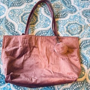 3/$15 Muave Velvet Tote Bag